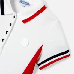 Jacadi Dresses And Skirts|Girl color block dress White/Multicolour