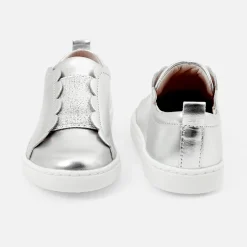 Jacadi Sneakers|Girl comfort tennis shoes Silver