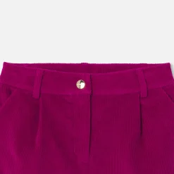 Jacadi Shorts And Rompers|Girl corduroy shorts Purple