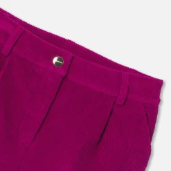 Jacadi Shorts And Rompers|Girl corduroy shorts Purple