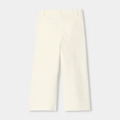 Jacadi Pants And Sweatpants|Girl corduroy wide-leg trousers Jacadi soft white