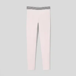 Jacadi Pants And Sweatpants|Girl cotton piqué leggings Jacadi Powder Pink