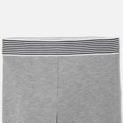 Jacadi Pants And Sweatpants|Girl cotton piqué leggings Jacadi light Heather Grey