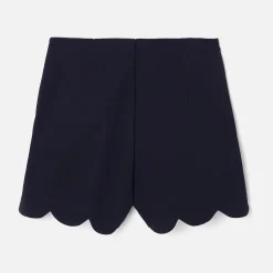 Jacadi Shorts And Rompers|Girl cotton piqué shorts Jacadi Navy