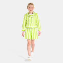 Jacadi Dresses And Skirts|Girl culottes White/Green