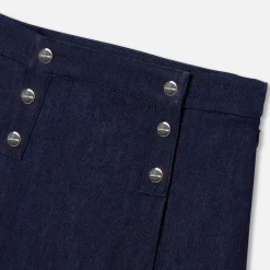 Jacadi Dresses And Skirts|Girl denim skirt Dark Denim