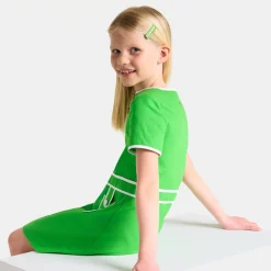 Jacadi Dresses And Skirts|Girl dress in honeycomb piqué Grass green