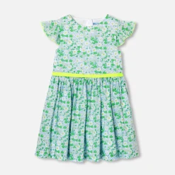 Jacadi Dresses And Skirts|Girl dress in Liberty fabric White/Multicolour
