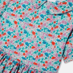 Jacadi Dresses And Skirts|Girl dress in Liberty fabric White/Multicolour