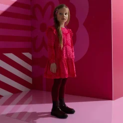 Jacadi Dresses And Skirts|Girl dress with rosette print Pink/Multicolour