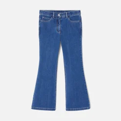 Jacadi Pants And Sweatpants|Girl flare jeans Denim blue