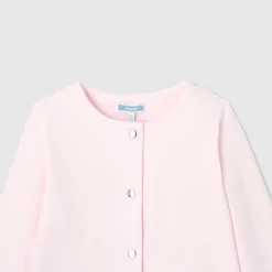 Jacadi Cardigans, Sweaters And Sweatshirts|Girl fleece cardigan Jacadi Powder Pink