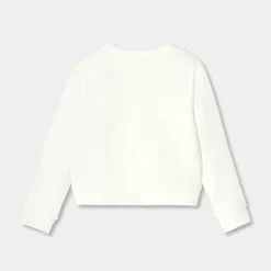 Jacadi Cardigans, Sweaters And Sweatshirts|Girl fleece cardigan Jacadi soft white