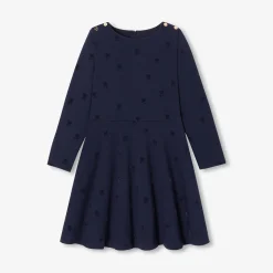 Jacadi Dresses And Skirts|Girl fleece dress Jacadi Navy