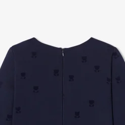 Jacadi Dresses And Skirts|Girl fleece dress Jacadi Navy