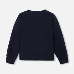 Jacadi Cardigans, Sweaters And Sweatshirts|Girl fleece sweatshirt Jacadi Navy