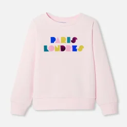Jacadi Cardigans, Sweaters And Sweatshirts|Girl fleece sweatshirt Jacadi Powder Pink
