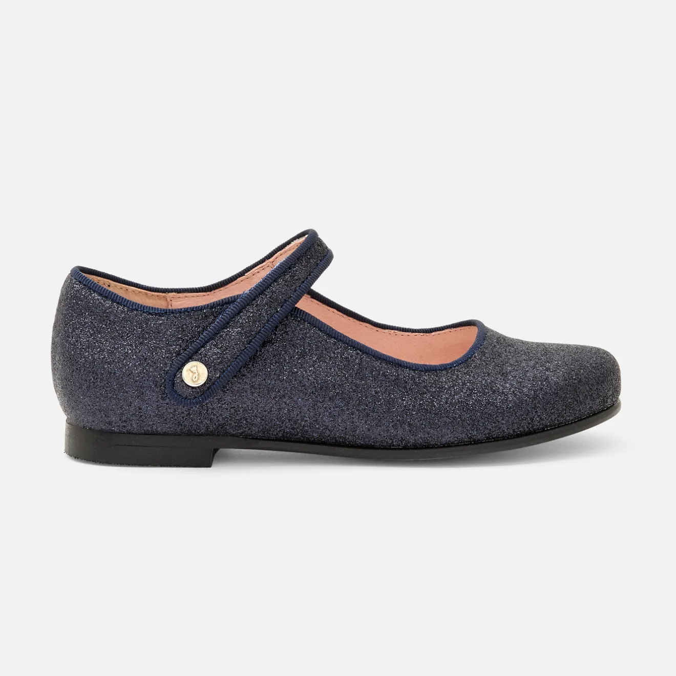 Jacadi Mary Janes, T-Straps And Ballet Flats|Girl glittery Mary Janes Jacadi Navy
