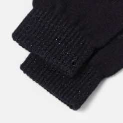 Jacadi Beanies, Scarves And Gloves|Accessories|Girl gloves with Lurex details Jacadi Navy