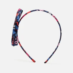 Jacadi Hair Accessories|Accessories|Girl headband in Liberty fabric Navy/Multicolour