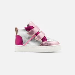 Jacadi Sneakers|Girl high-top sneakers Silver/multicolour