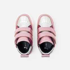 Jacadi Sneakers|Girl high-top sneakers Silver/multicolour