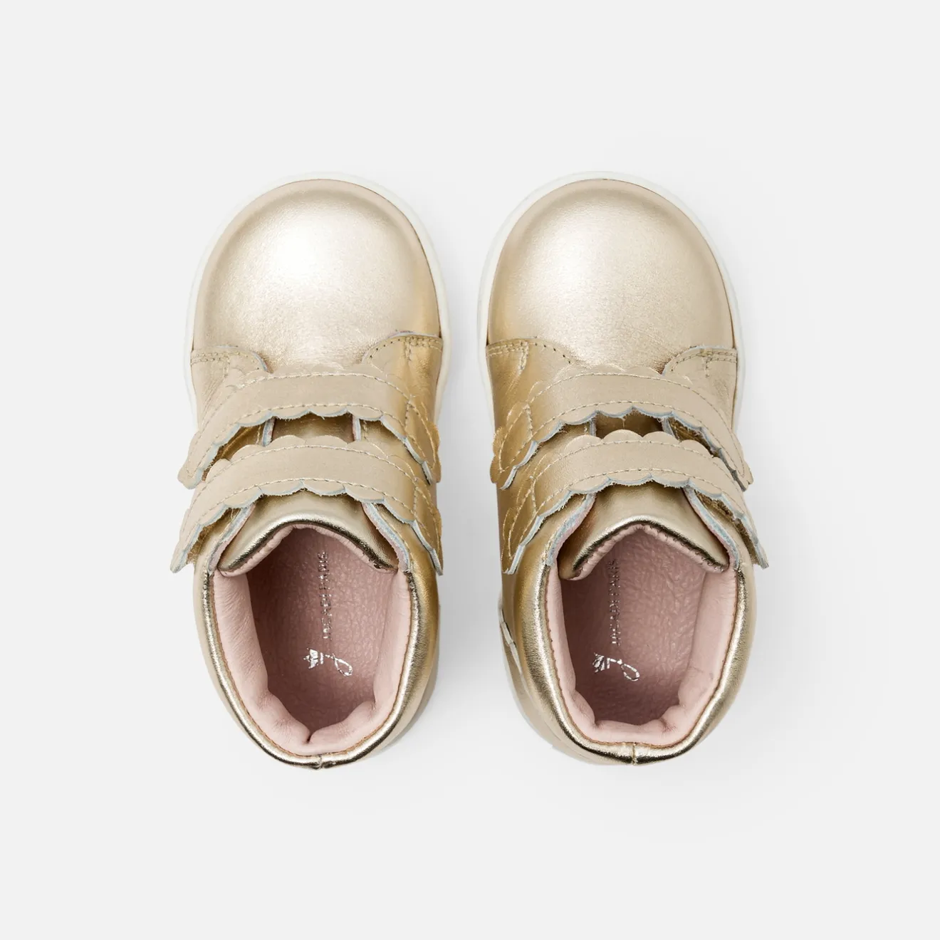 Jacadi Sneakers|Girl high-top sneakers Gold