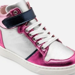 Jacadi Sneakers|Girl high-top sneakers Silver/multicolour