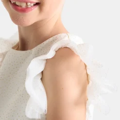 Jacadi Dresses And Skirts|Plush And Activity Toys|Girl Holiday costume White/Gold