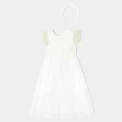 Jacadi Dresses And Skirts|Plush And Activity Toys|Girl Holiday costume White/Gold