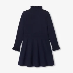 Jacadi Dresses And Skirts|Girl knitted dress Jacadi Navy