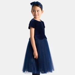 Jacadi Dresses And Skirts|Girl long dress Jacadi Navy