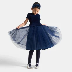 Jacadi Dresses And Skirts|Girl long dress Jacadi Navy