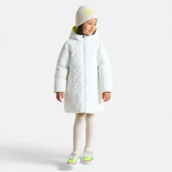 Jacadi Coats And Outerwear|Girl Coats & Puffer Jackets|Girl long padded jacket Jacadi soft white
