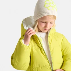 Jacadi Coats And Outerwear|Girl Coats & Puffer Jackets|Girl long padded jacket Jacadi soft white