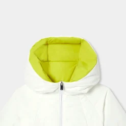 Jacadi Coats And Outerwear|Girl Coats & Puffer Jackets|Girl long padded jacket Jacadi soft white