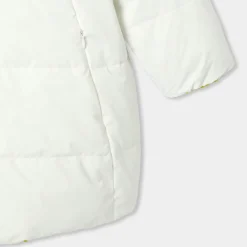 Jacadi Coats And Outerwear|Girl Coats & Puffer Jackets|Girl long padded jacket Jacadi soft white