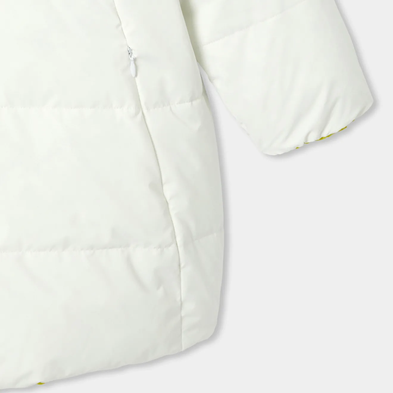 Jacadi Coats And Outerwear|Girl Coats & Puffer Jackets|Girl long padded jacket Jacadi soft white