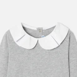Jacadi T-Shirts, Polo Shirts|Girl long-sleeved T-shirt Jacadi light Heather Grey