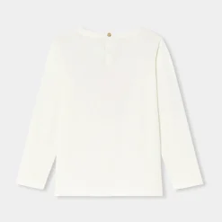 Jacadi T-Shirts, Polo Shirts|Girl long-sleeved T-shirt Jacadi soft white