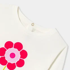 Jacadi T-Shirts, Polo Shirts|Girl long-sleeved T-shirt Jacadi soft white