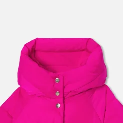 Jacadi Coats And Outerwear|Girl Coats & Puffer Jackets|Girl mid-length padded jacket Grenadine Pink