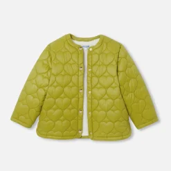 Jacadi Cardigans, Sweaters And Sweatshirts|Girl mid-season jacket Mustard