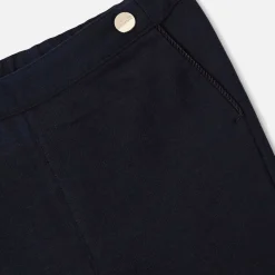 Jacadi Pants And Sweatpants|Girl Milano knit pants Jacadi Navy