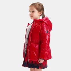 Jacadi Coats And Outerwear|Girl Coats & Puffer Jackets|Girl padded jacket Brick red