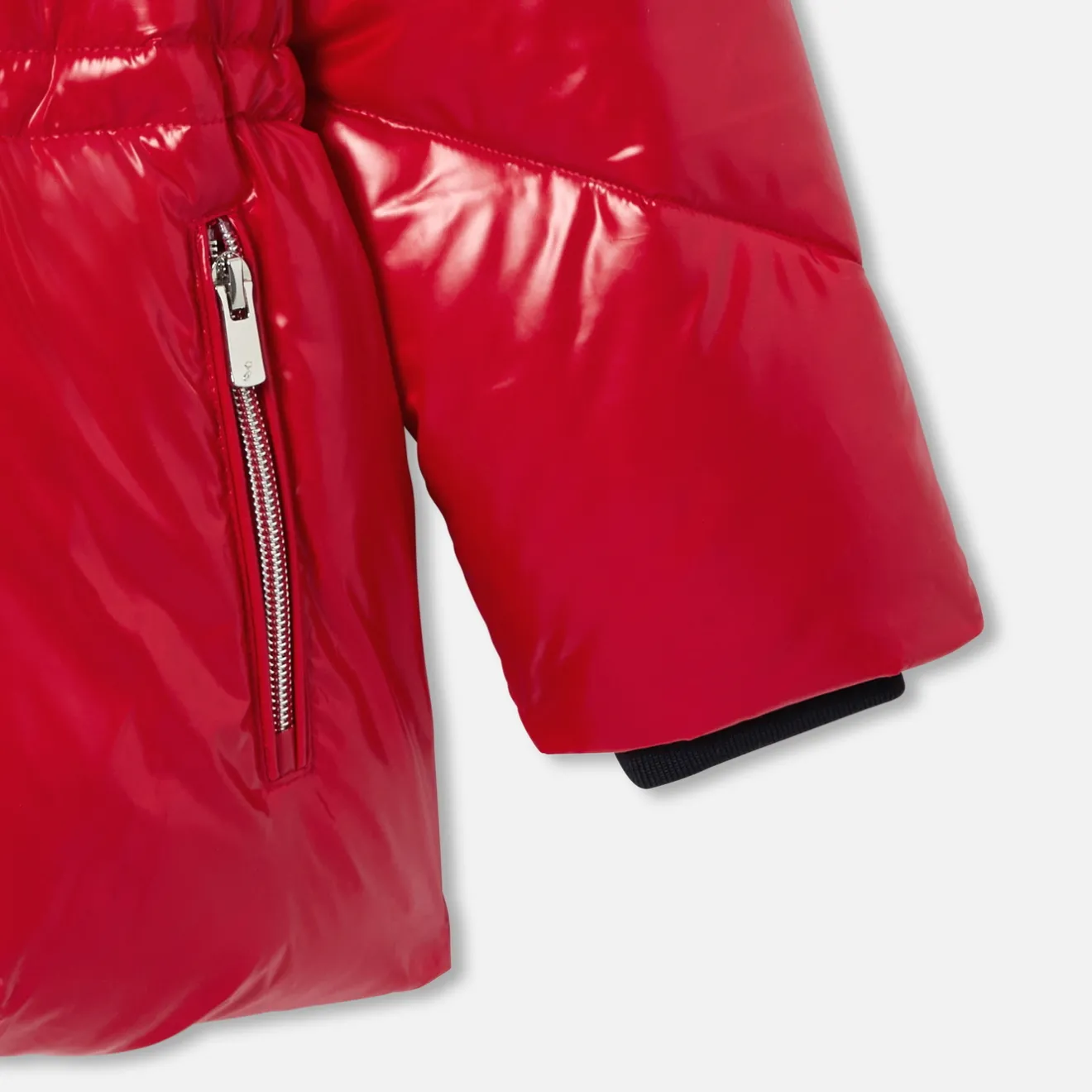 Jacadi Coats And Outerwear|Girl Coats & Puffer Jackets|Girl padded jacket Brick red