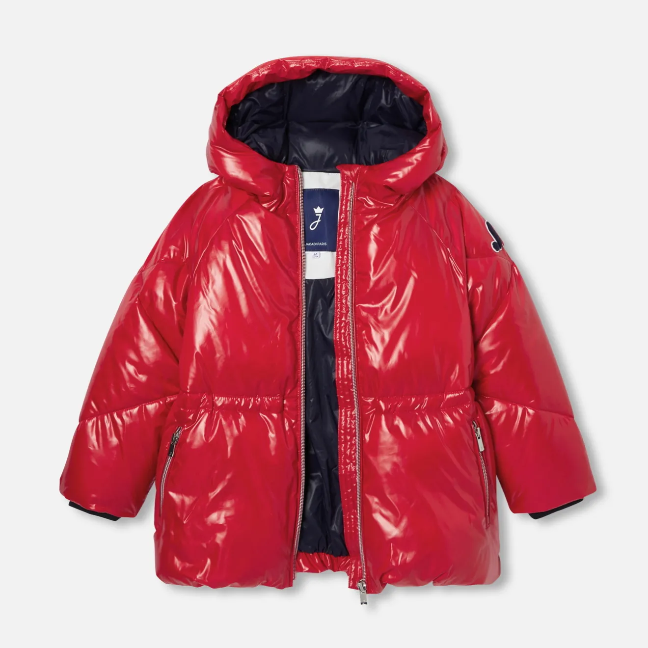 Jacadi Coats And Outerwear|Girl Coats & Puffer Jackets|Girl padded jacket Brick red