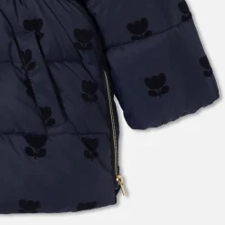Jacadi Coats And Outerwear|Girl Coats & Puffer Jackets|Girl padded jacket Jacadi Navy