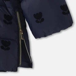 Jacadi Coats And Outerwear|Girl Coats & Puffer Jackets|Girl padded jacket Jacadi Navy