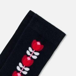 Jacadi Tights, Socks And Booties|Accessories|Girl pair of high socks Jacadi Navy